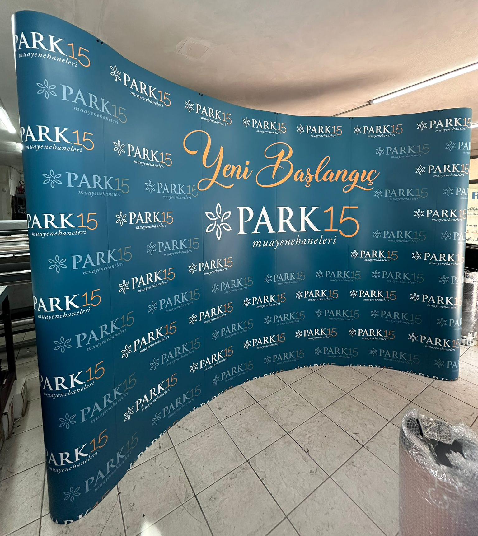 Örümcek Stand Oval 4 Panel 3×4